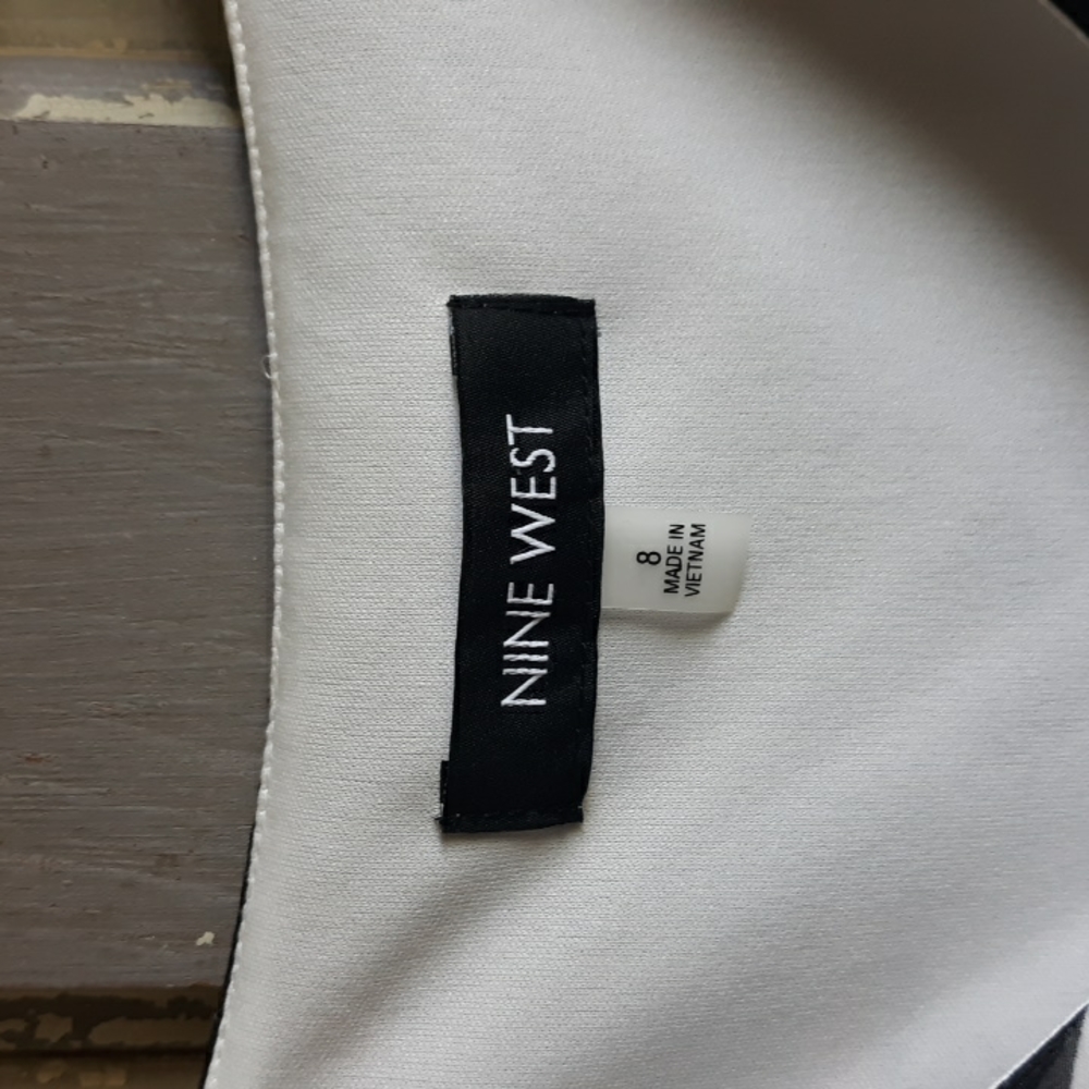 NWT Nine West Dress Black, White and Red - Picture 5 of 11